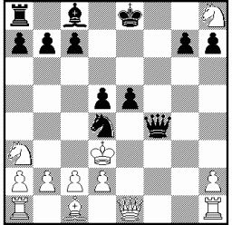 Stellung nach 12. Zug von Schwarz